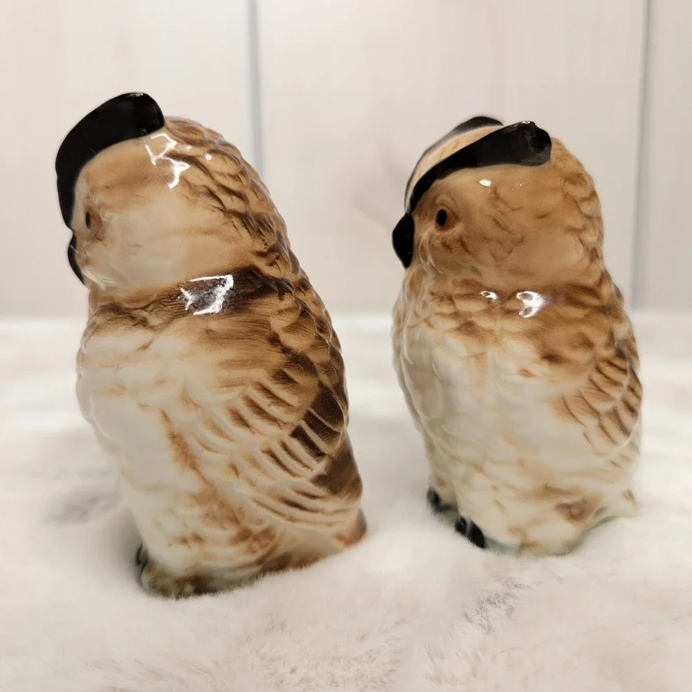 *OWLS Salt & Pepper Shaker S&P VINTAGE 3